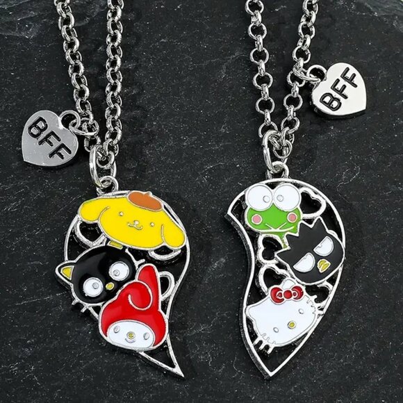 Hello Kitty Jewelry - 2 paired pendants for best friends